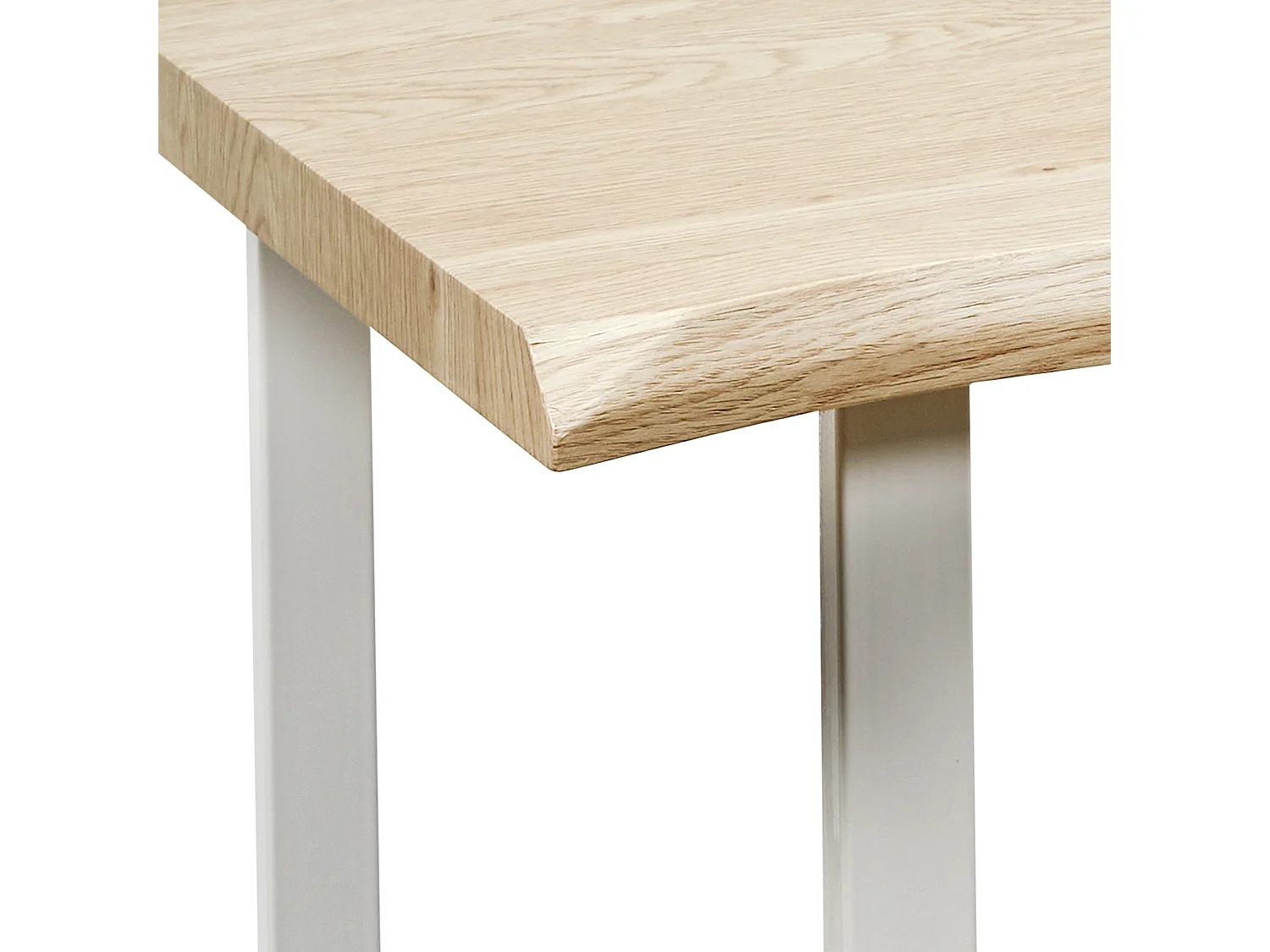 Table De Repas Forest Blanc Blanc, Beige