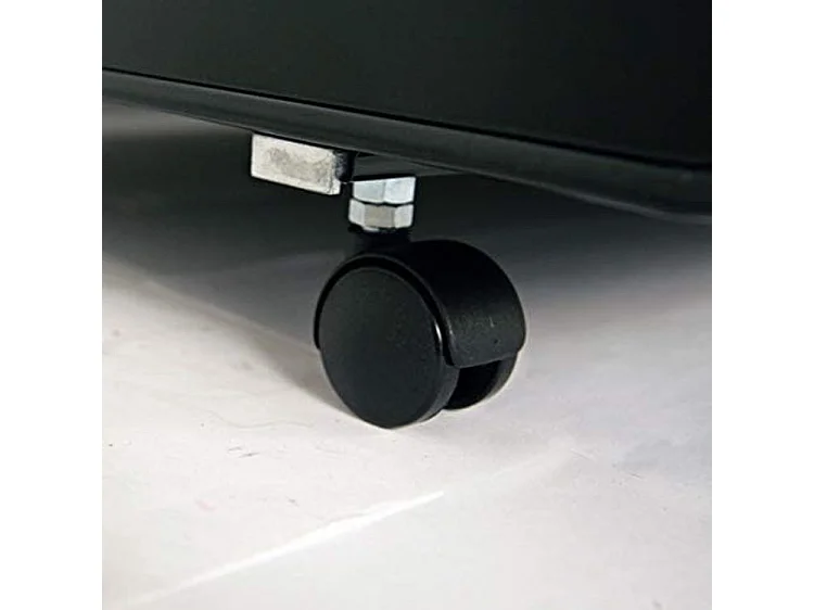 Table basse malle en métal noir Terra L100xH40xP55