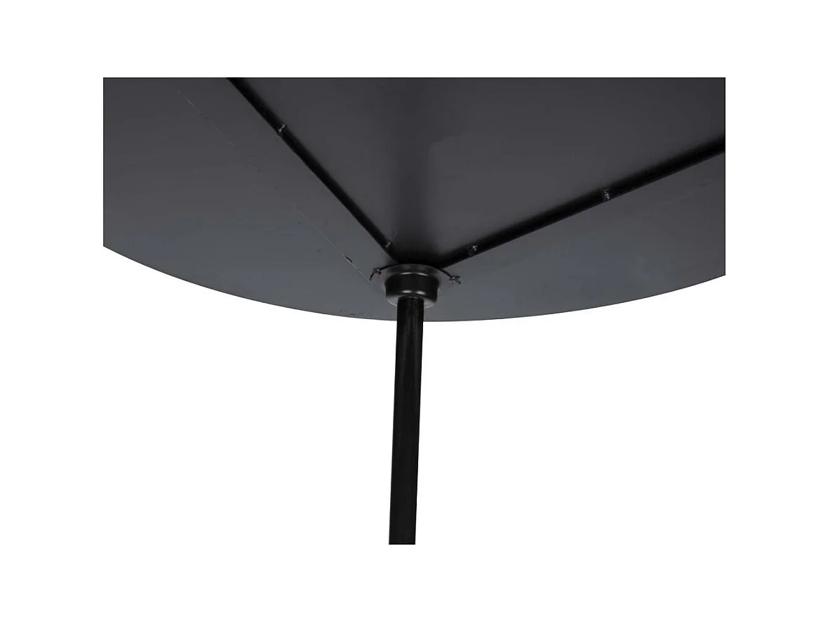 Table basse en métal imitation marbre Ovoid 67 x 60 cm