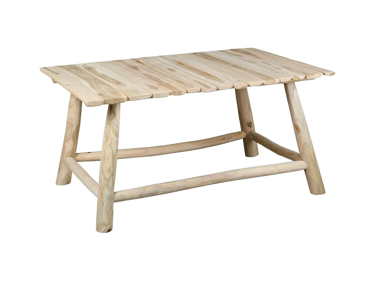 Table basse en teck naturel Arthur