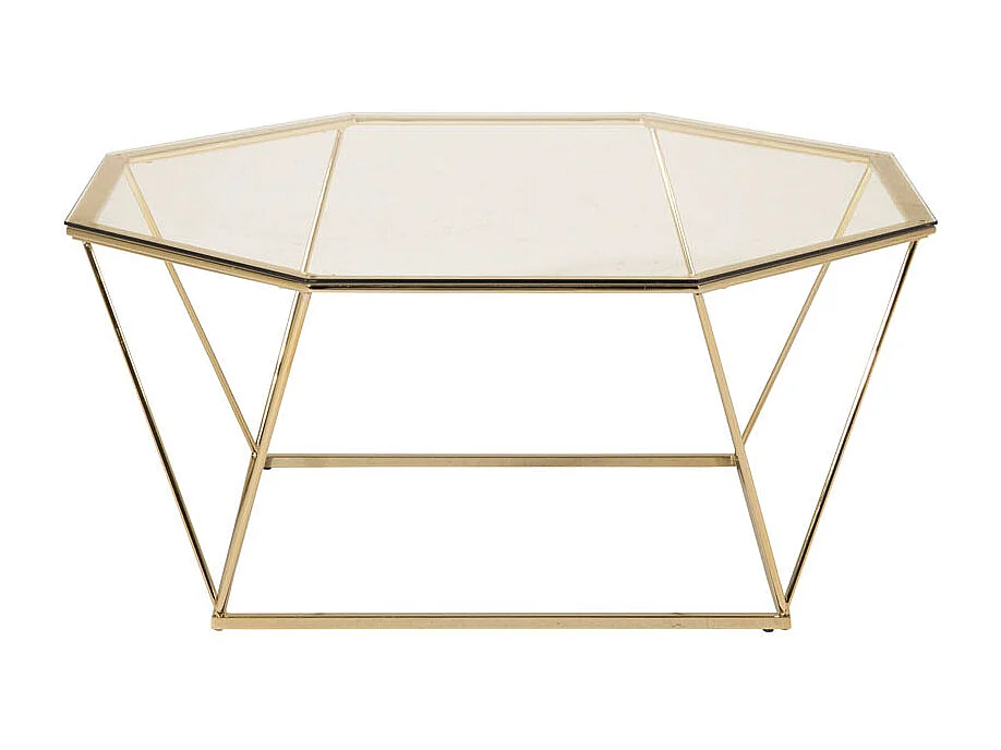 Österlen Table basse Ø100 cm, verre fumé.