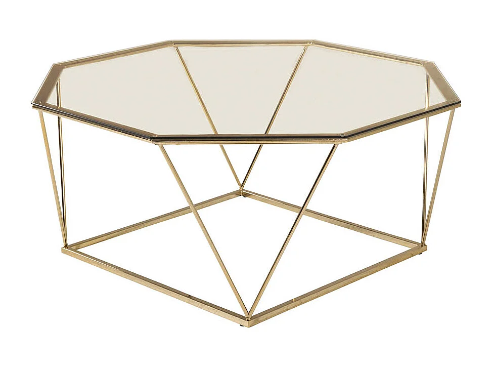 Österlen Table basse Ø100 cm, verre fumé.