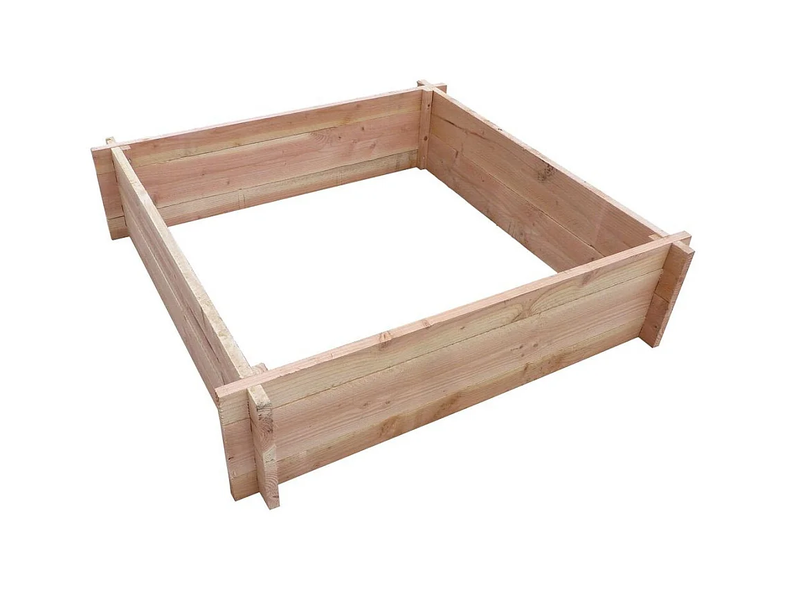 Gemüsebeet aus Holz der Douglasie