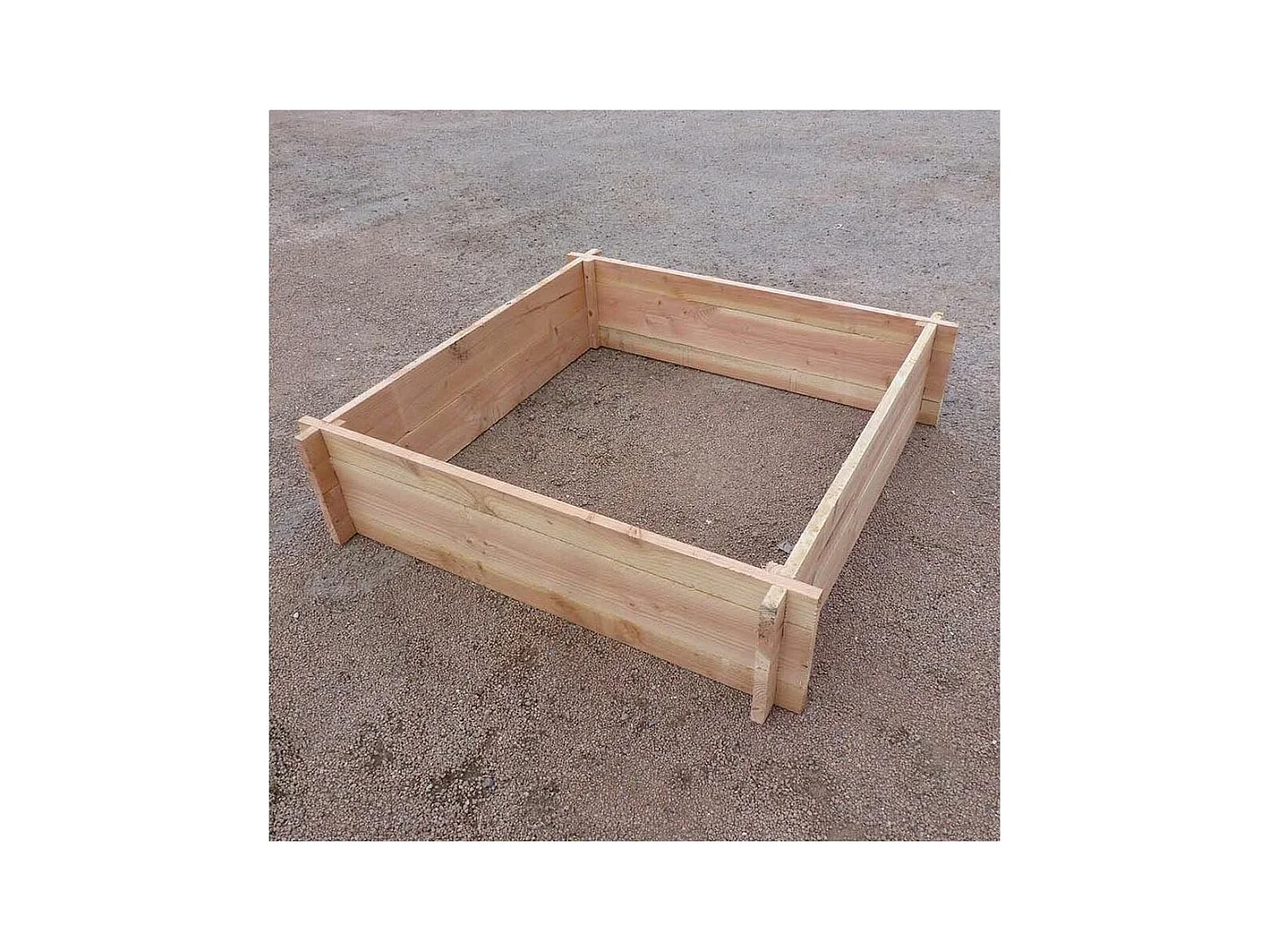 Gemüsebeet aus Holz der Douglasie