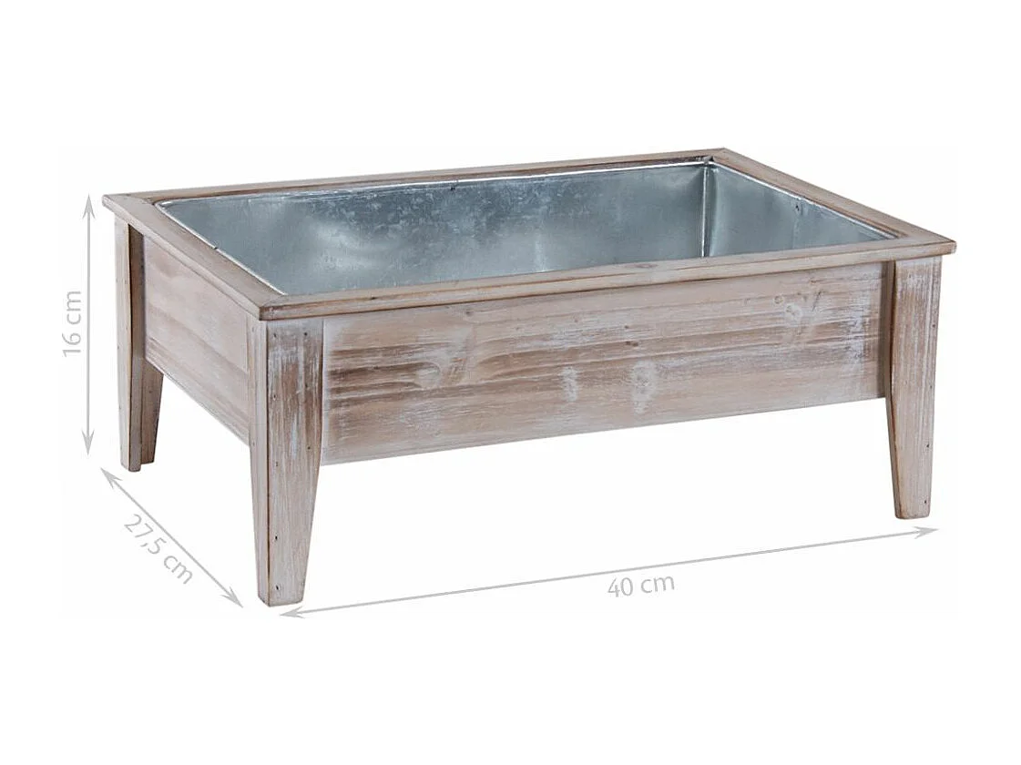 Mini carré potager en bois