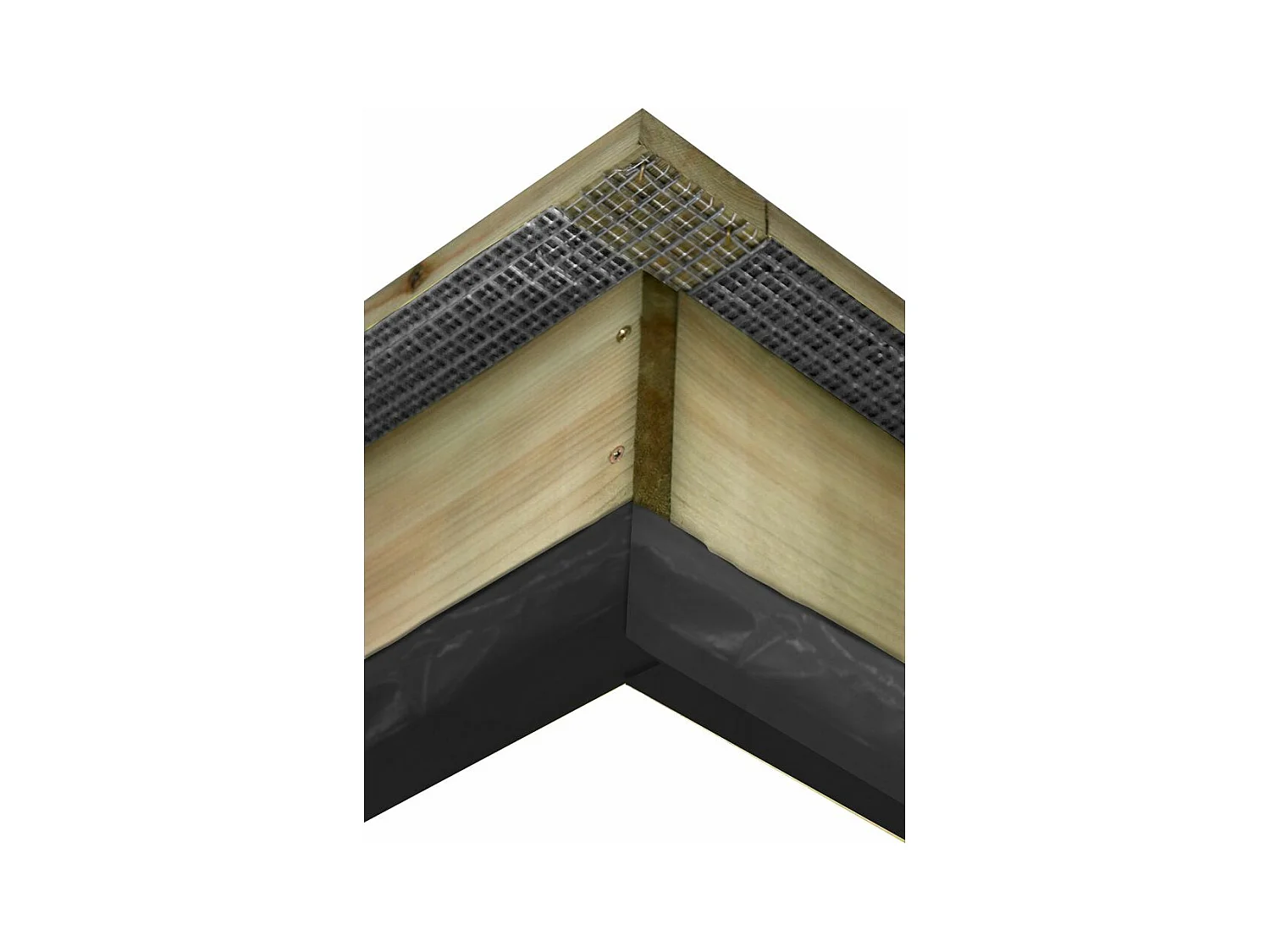 Carré potager anti limaces en pin