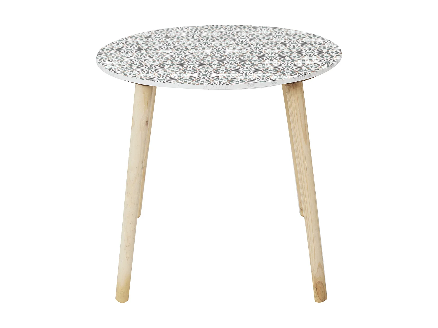 Table Gogogne Patio X2 Rouge, Blanc, Noir