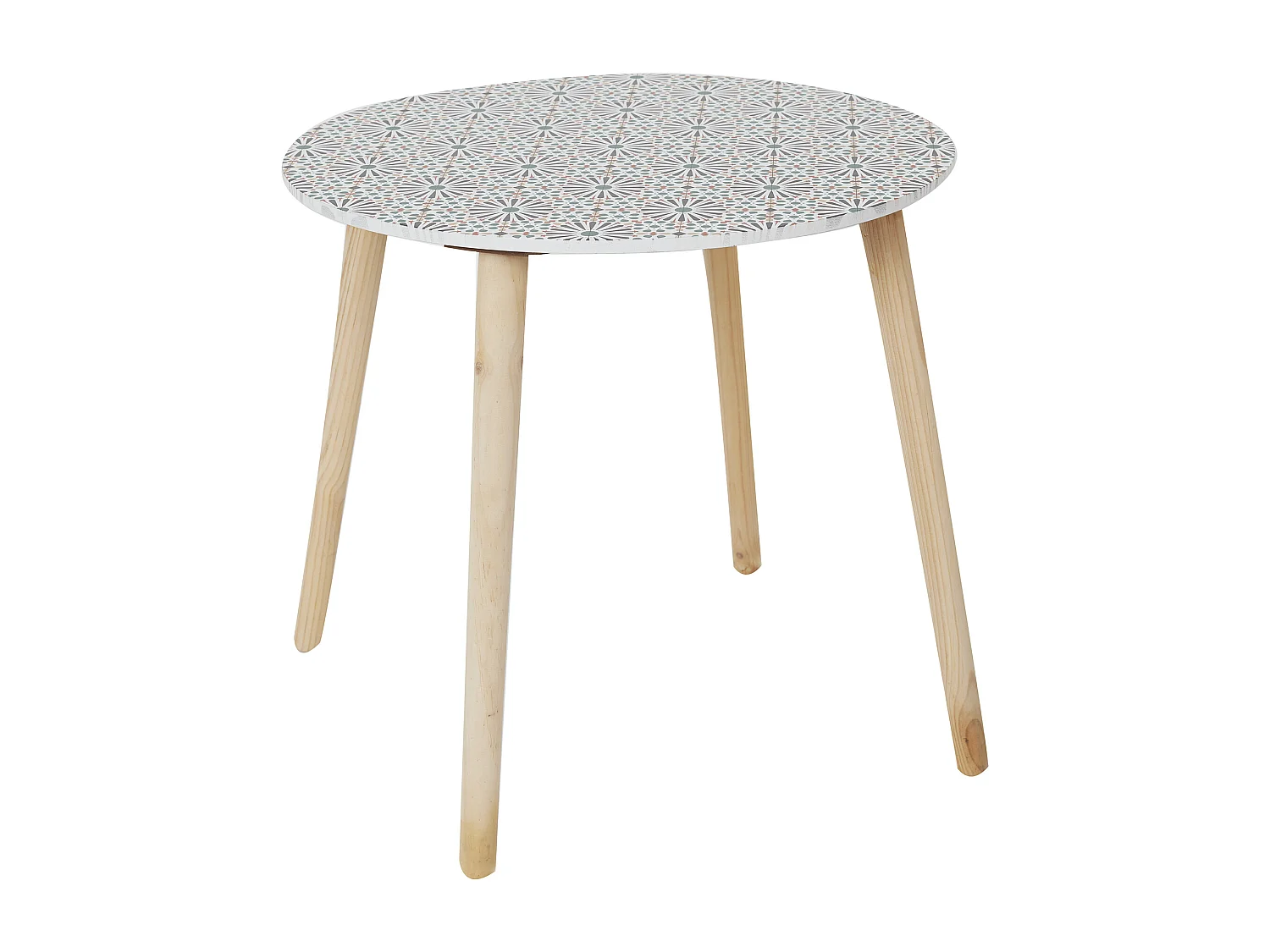 Table Gogogne Patio X2 Rouge, Blanc, Noir