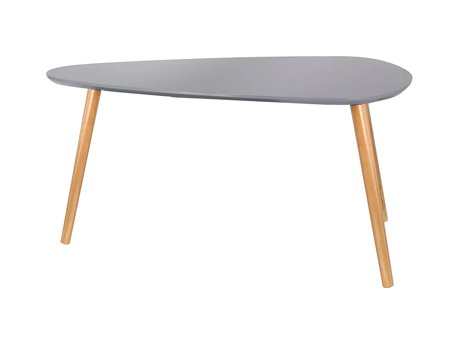 Table Gigogne Bois Galet Gris Gris