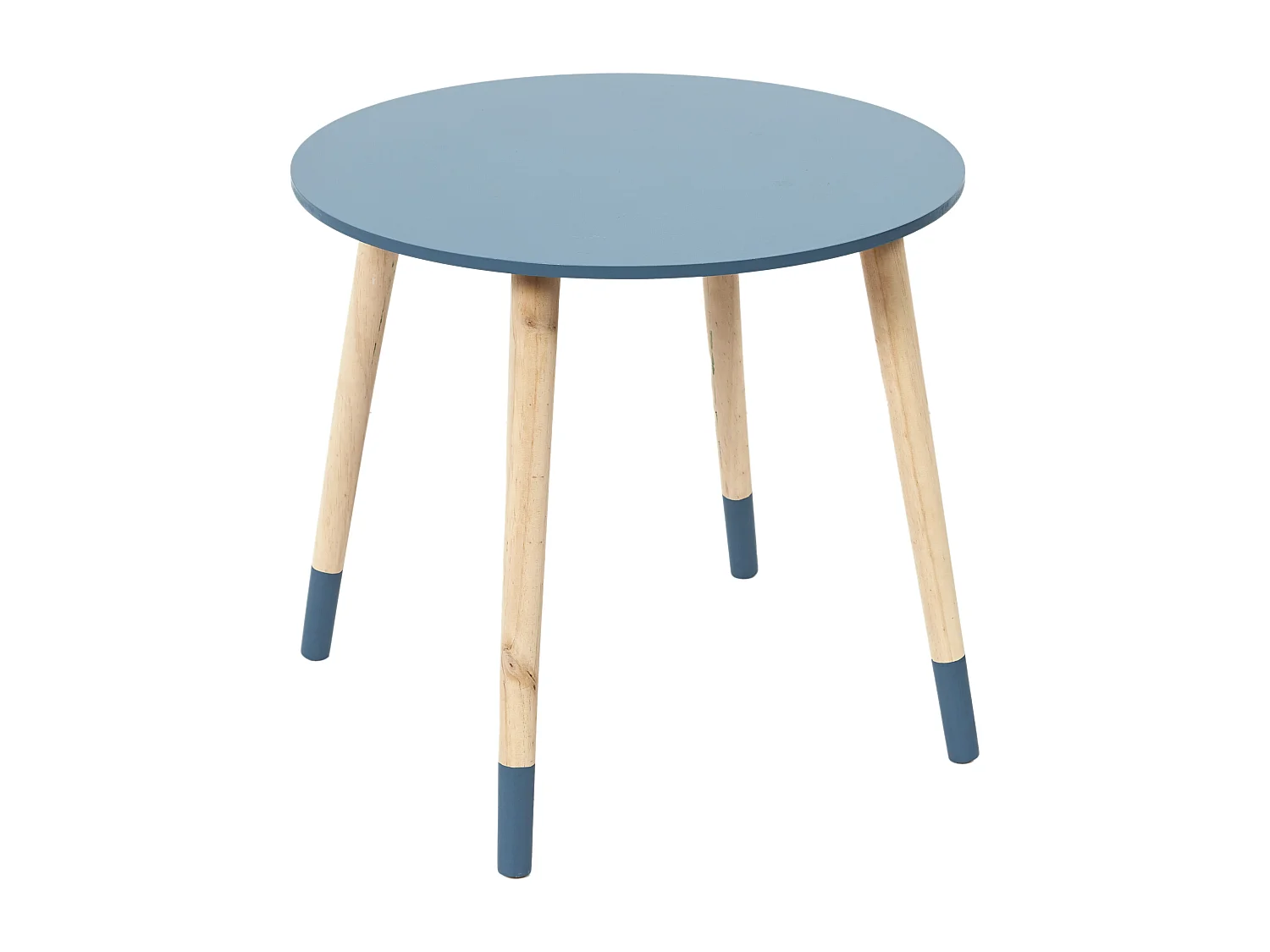 Table Gigogne Bicolore Bleu Jaune X2 Bleu, Jaune