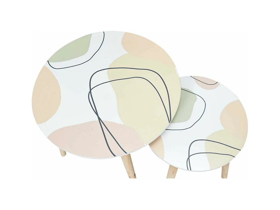 Table Gigogne Poesie Formelle X2 Multicolore