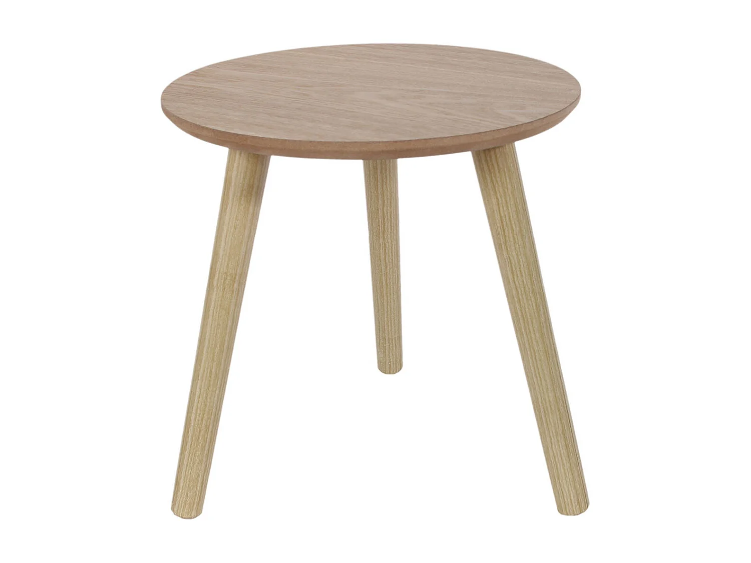 Table Gigogne Bois Ronde X2 Beige