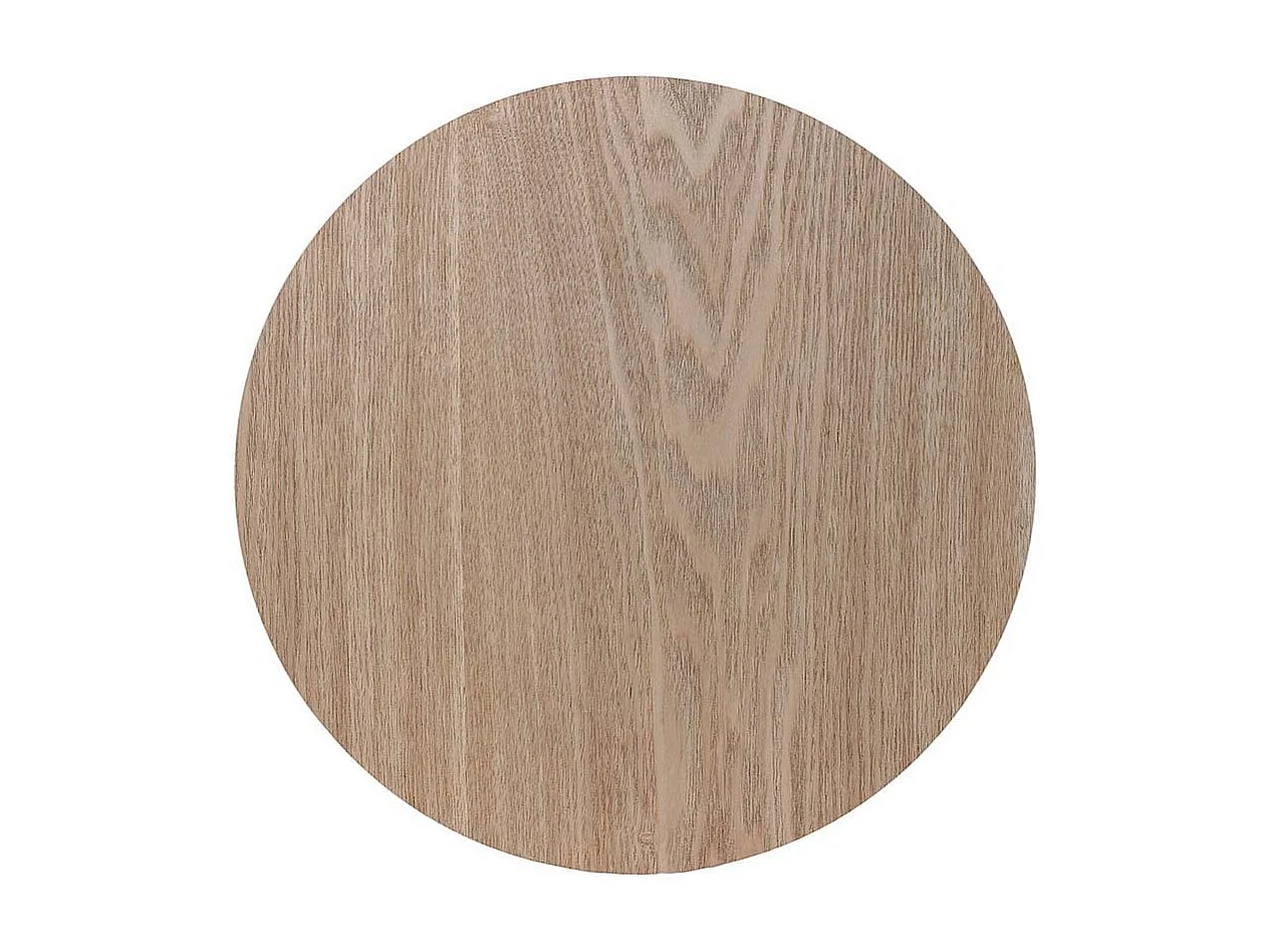 Table Gigogne Bois Ronde X2 Beige