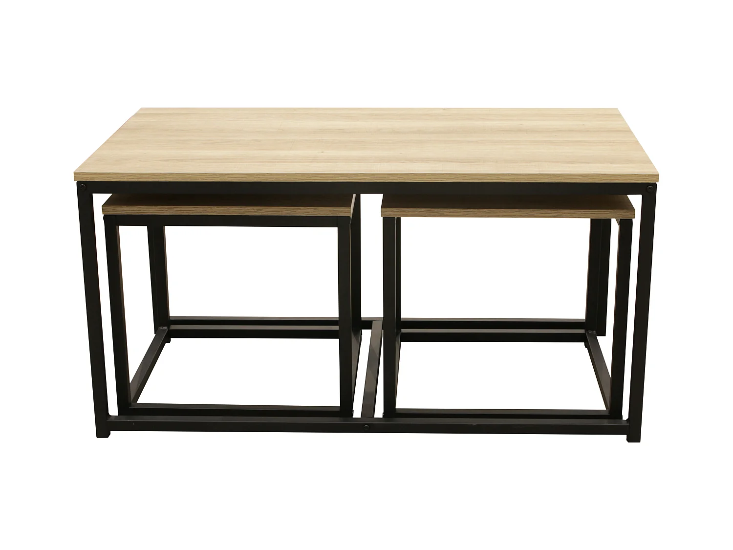 Table Basse X3 Seattle Noir, Beige