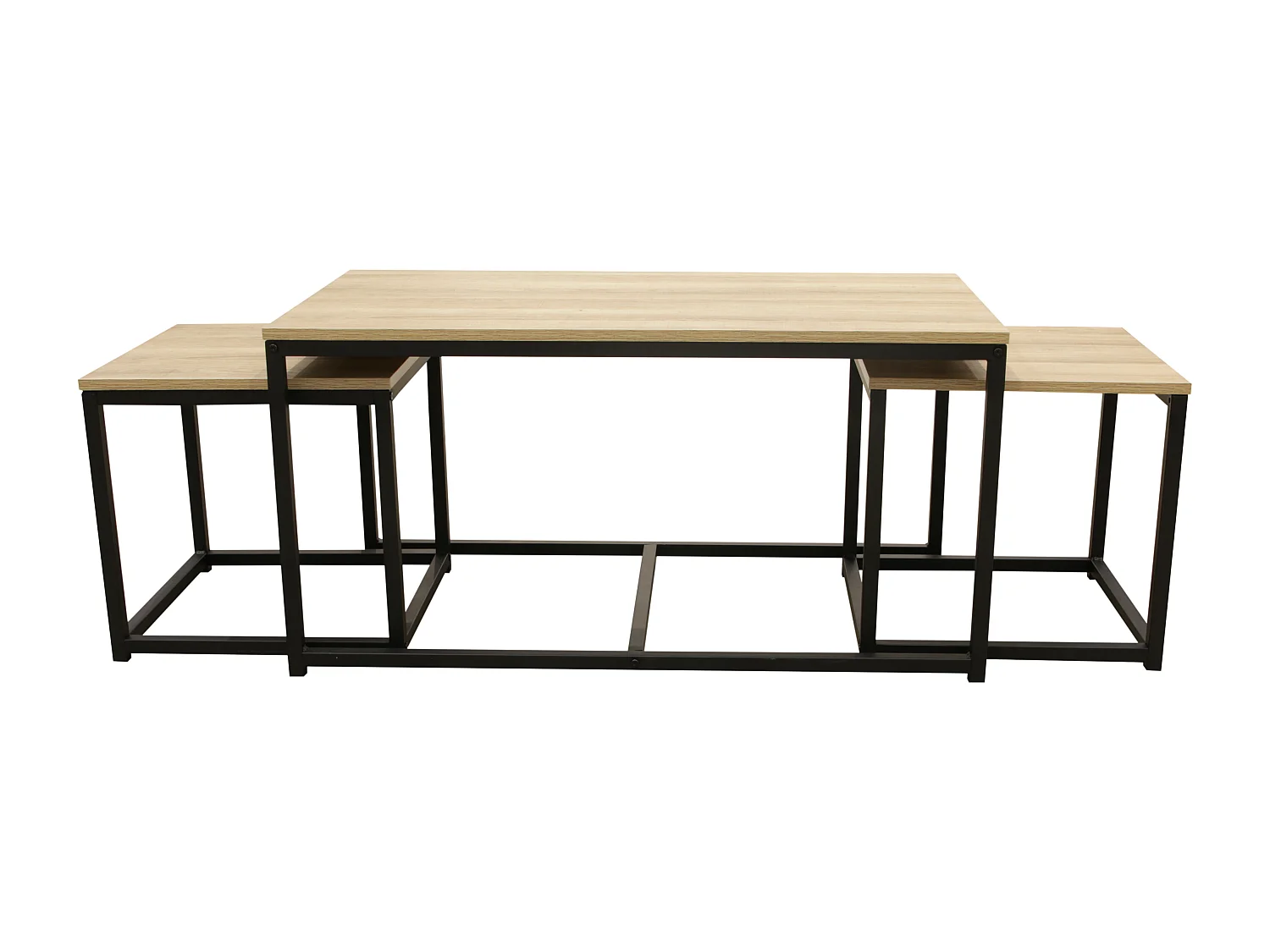 Table Basse X3 Seattle Noir, Beige