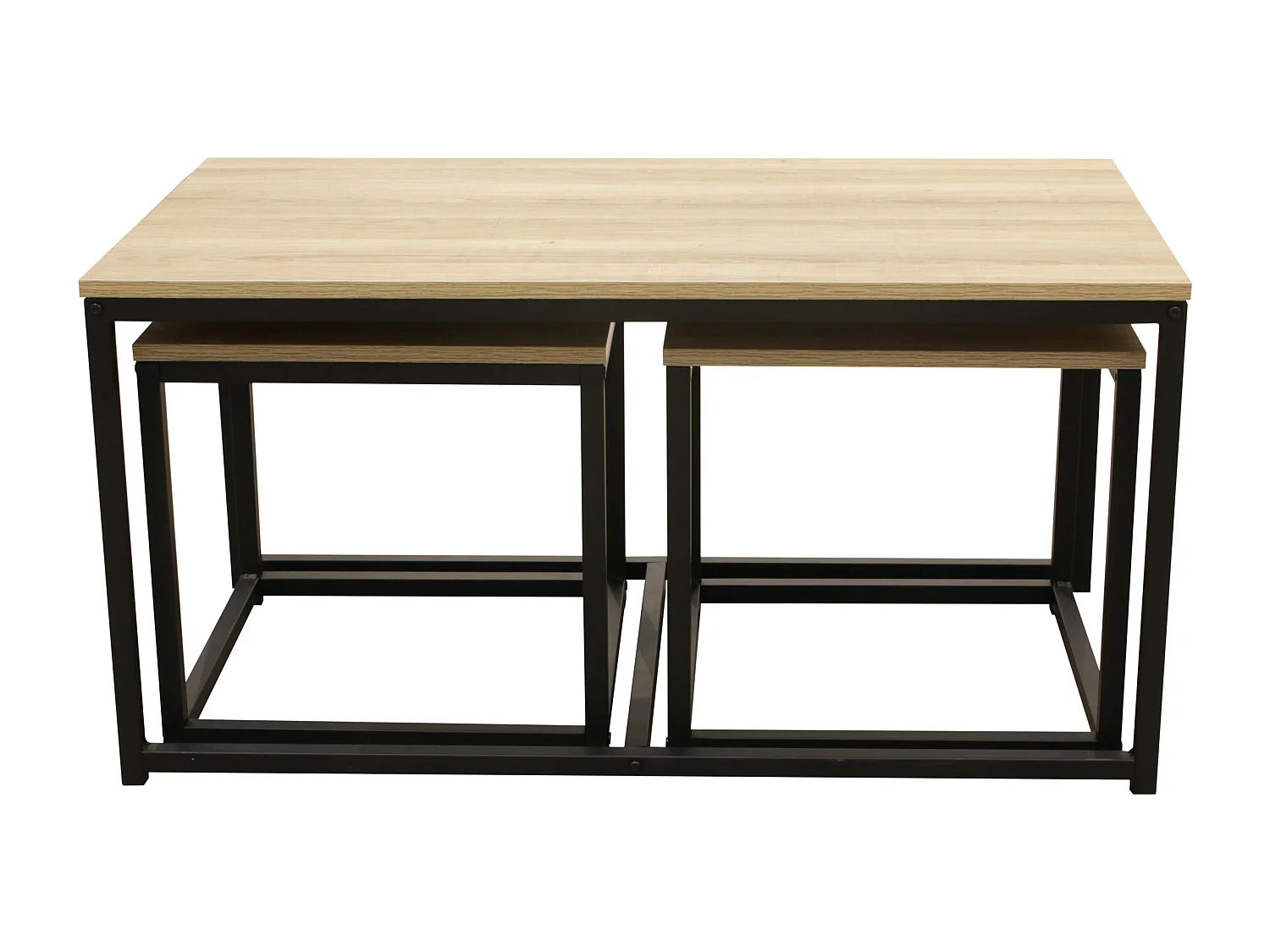 Table Basse X3 Seattle Noir, Beige