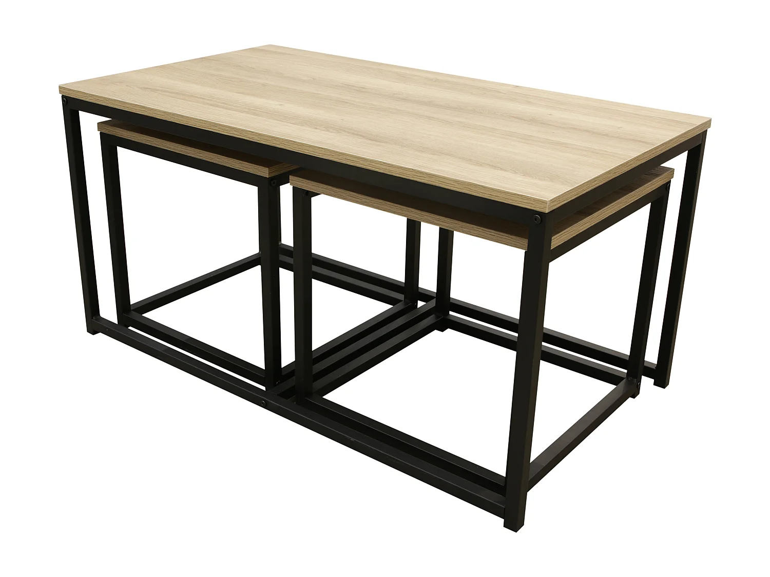 Table Basse X3 Seattle Noir, Beige