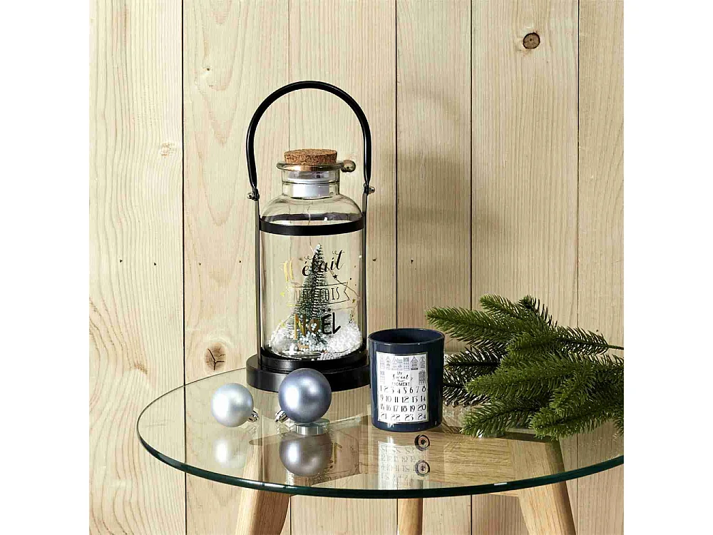 Tables Gigognes En Verre Trempe Plateau Rond X2 Transparent, Marron