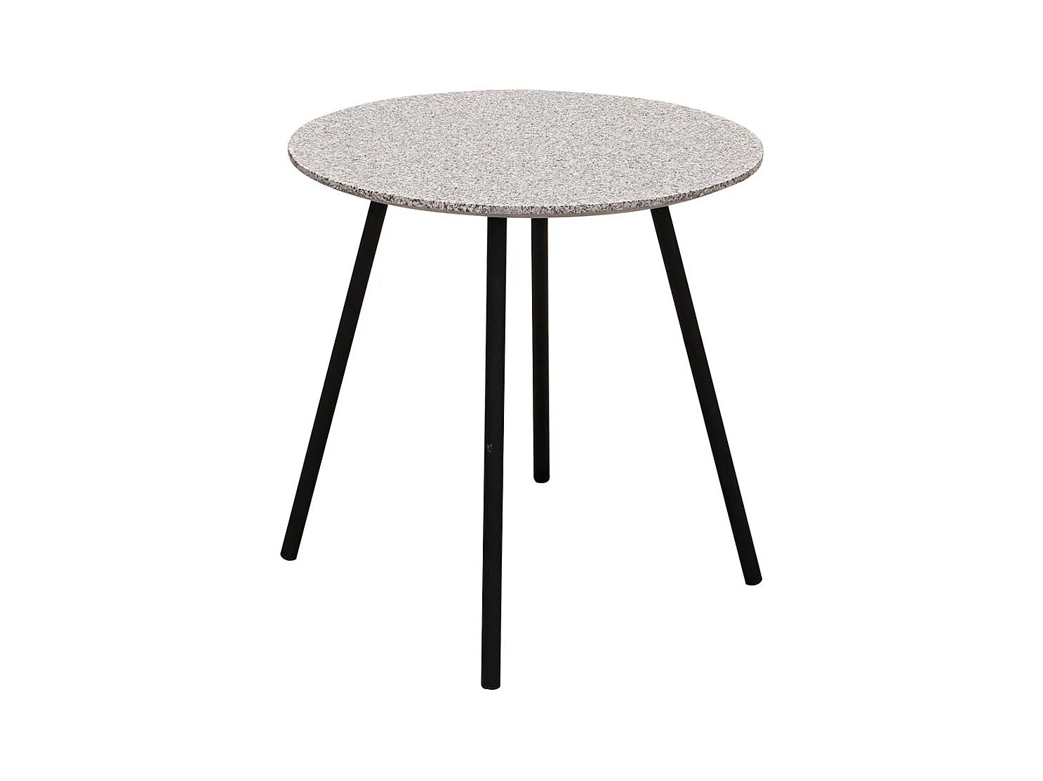 Table Effet Granit Gris X2 Pluton Gris