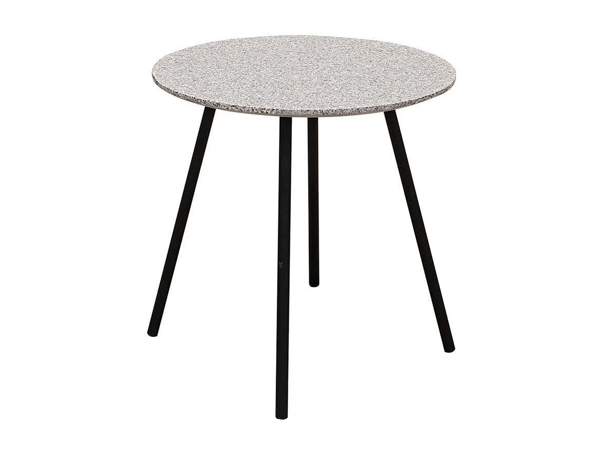 Table Effet Granit Gris X2 Pluton Gris