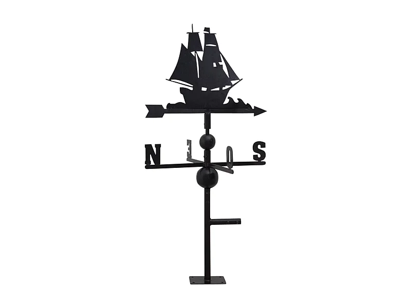 Girouette bateau en Fer forgé