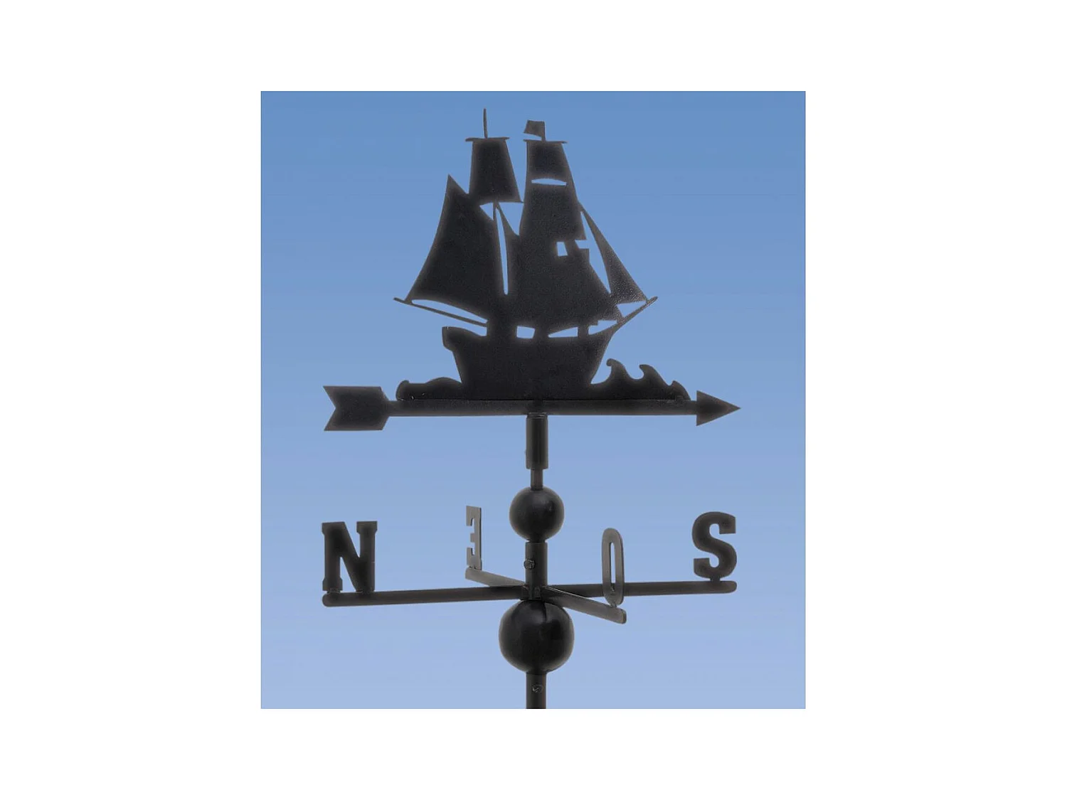 Girouette bateau en Fer forgé