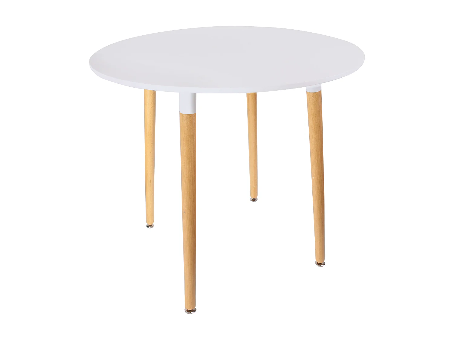 Table Blanche Ronde Blanc