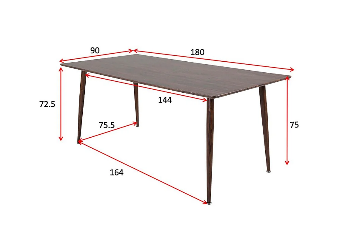 Table à Manger Design "Polar" 180cm Blanc
