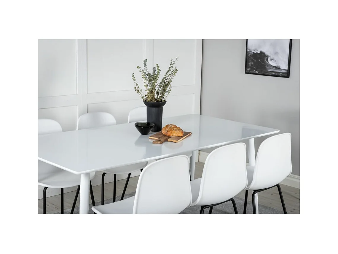 Table à Manger Design "Polar" 180cm Blanc