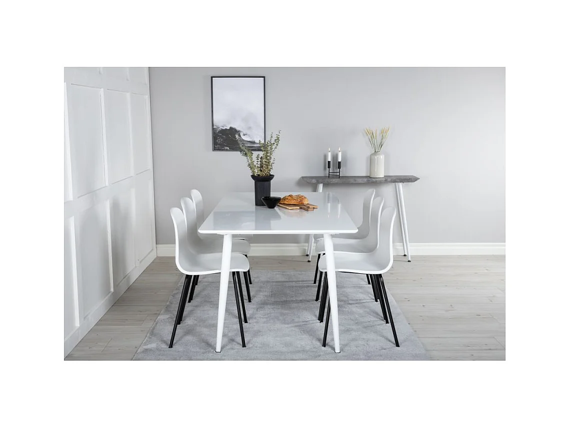 Table à Manger Design "Polar" 180cm Blanc