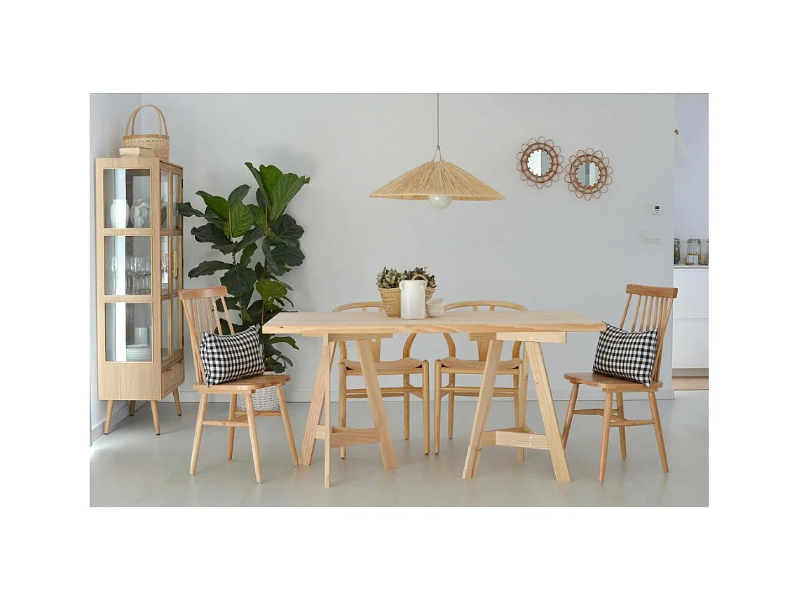 Plateau de table en pin 160 x 80 cm Kit Line