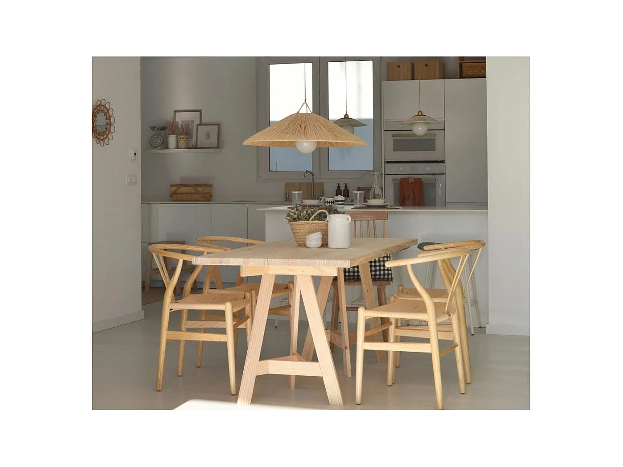 Plateau de table en pin 160 x 80 cm Kit Line