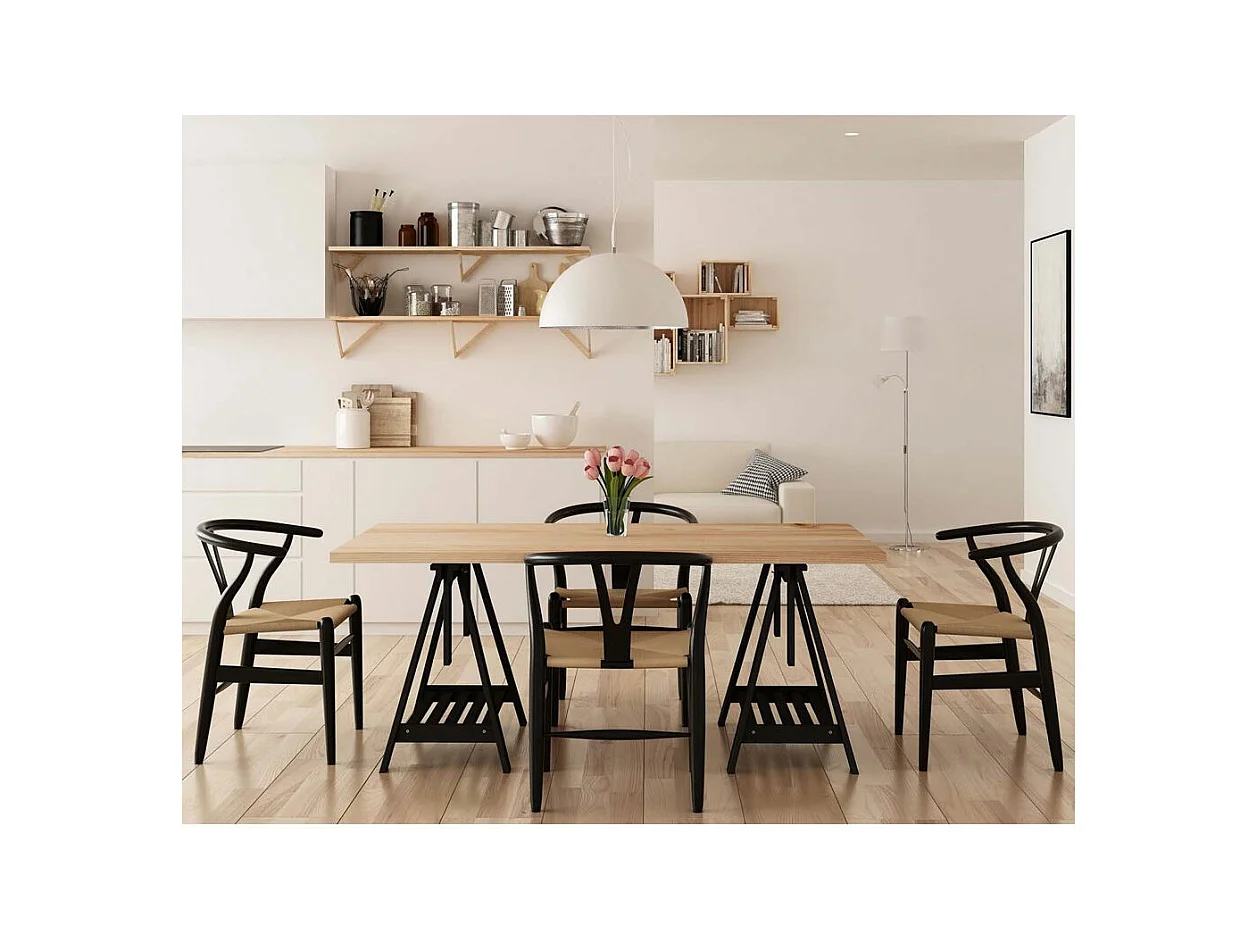 Plateau de table en pin 160 x 80 cm Kit Line