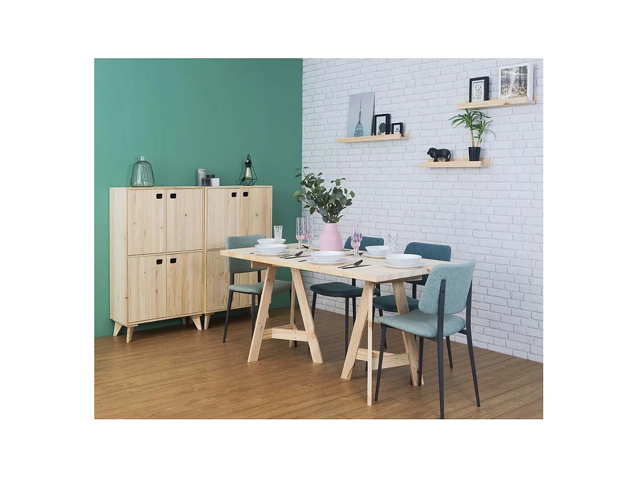Plateau de table en pin 160 x 80 cm Kit Line