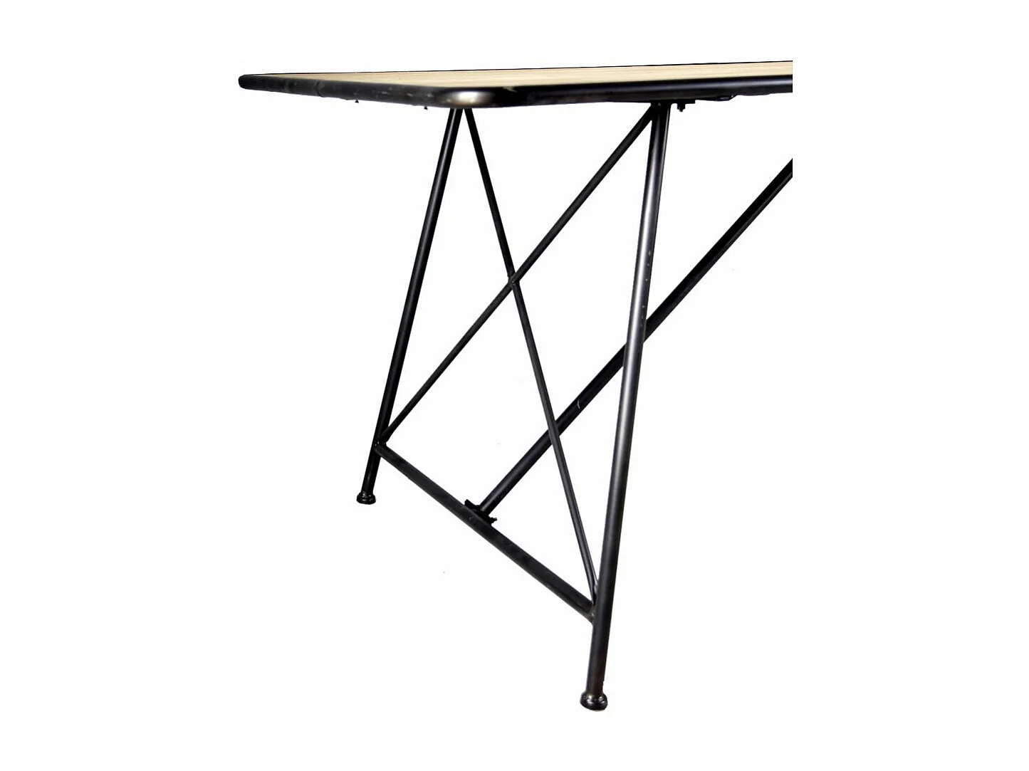 Table en métal et pin