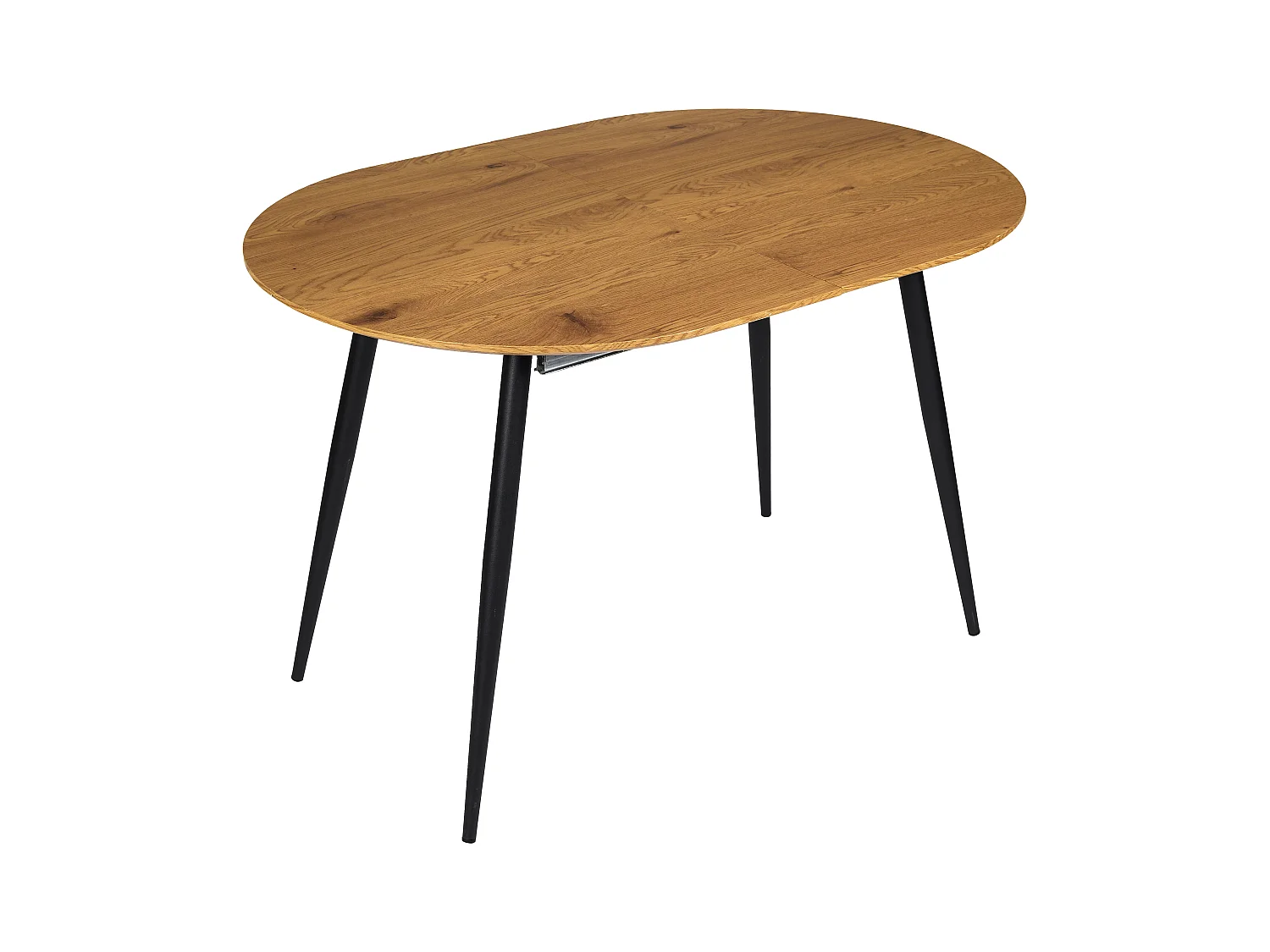 Table Extensible 4 A 6 Personnes Noir, Marron