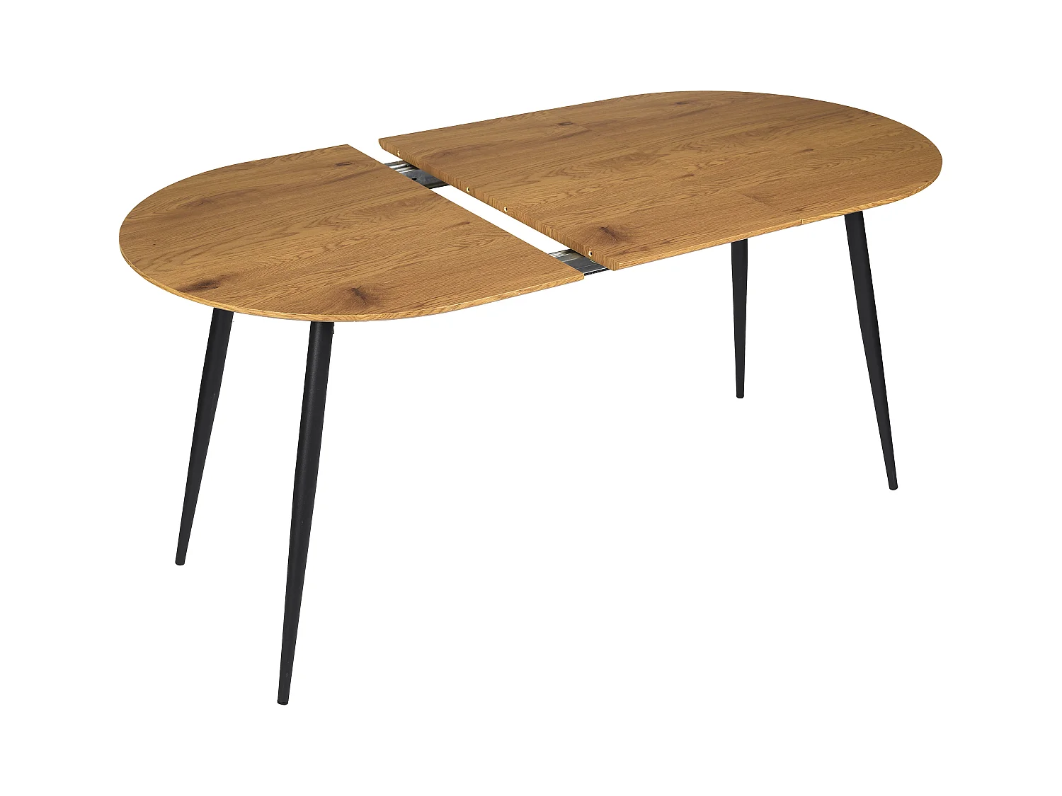 Table Extensible 4 A 6 Personnes Noir, Marron