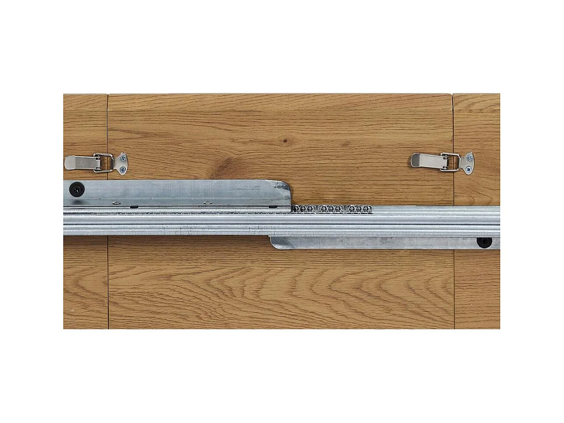 Table Extensible 4 A 6 Personnes Noir, Marron