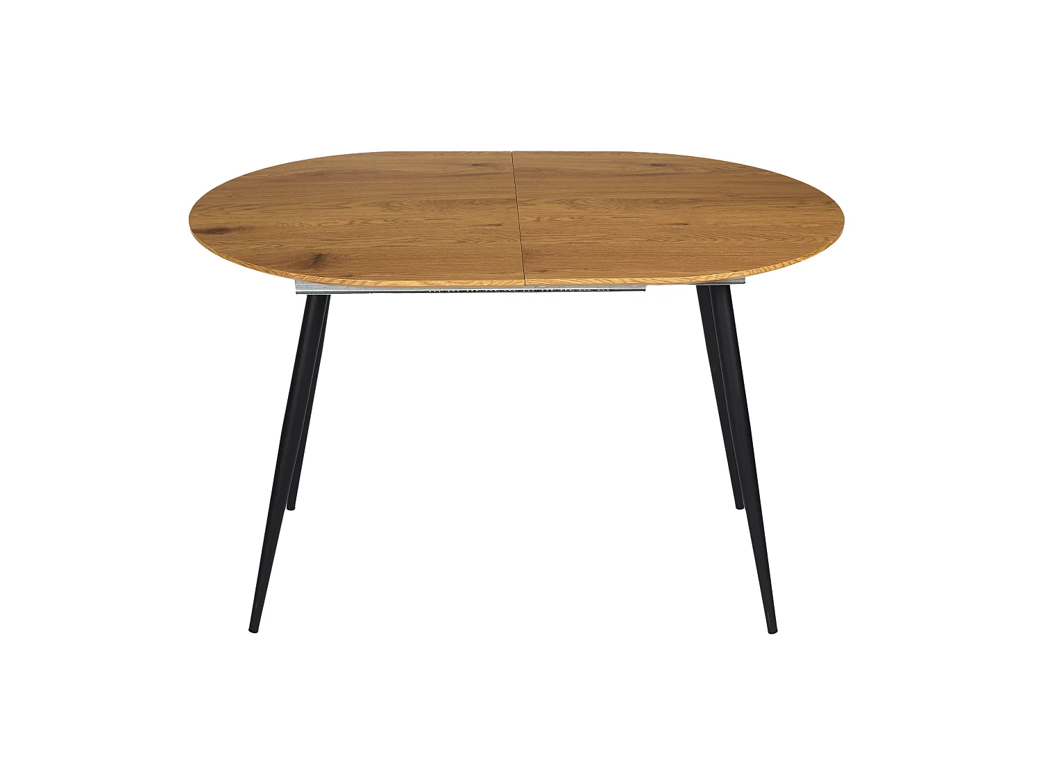 Table de Repas "Extensible" 120-160cm Naturel & Noir