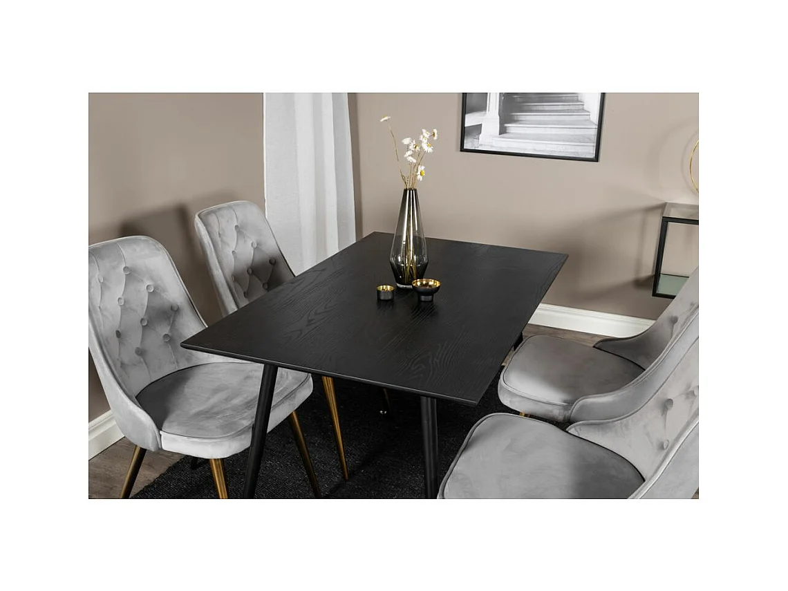 Esstisch aus MDF und Stahl Dipp 120 x 90 cm