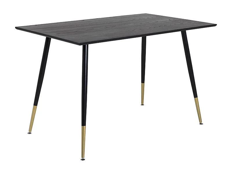 Table à Manger Design "Dipp" 120cm Noir & Or