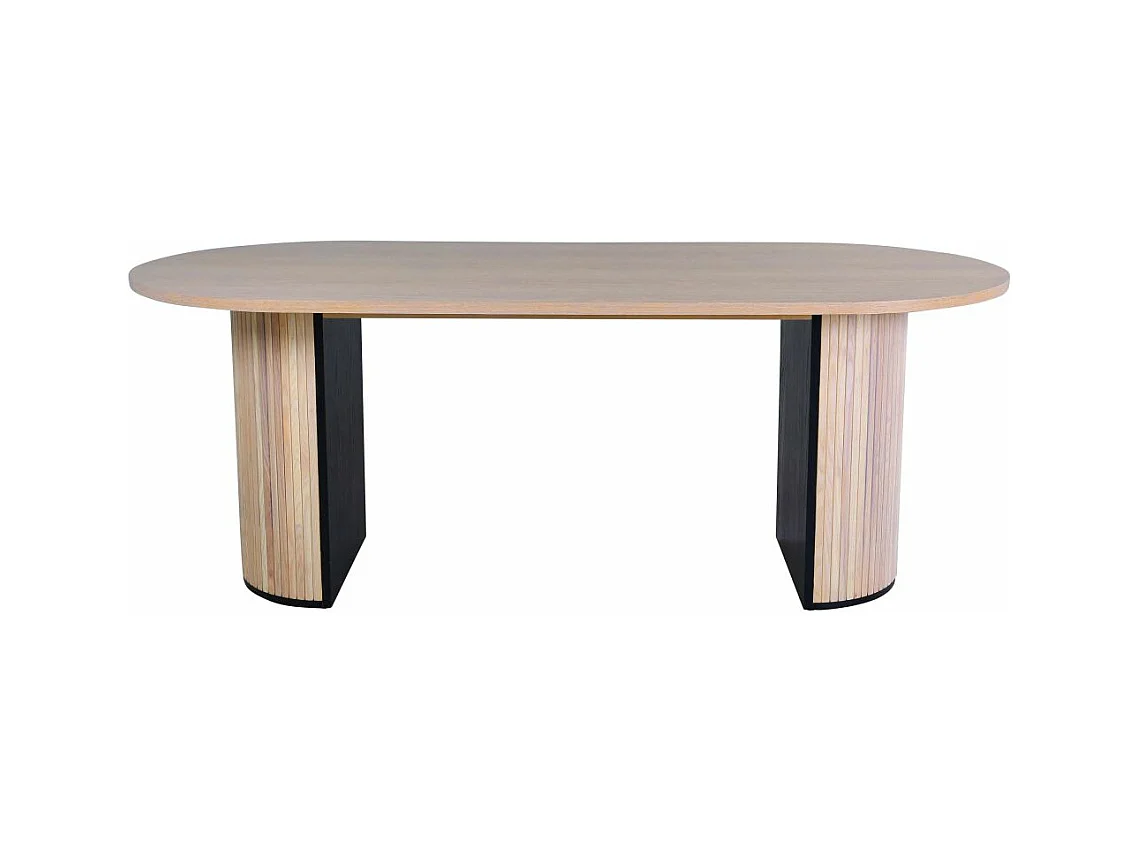 Ovaler Esstisch Bianca 200 x 90 cm