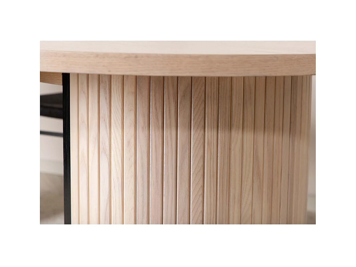 Ovaler Esstisch Bianca 200 x 90 cm