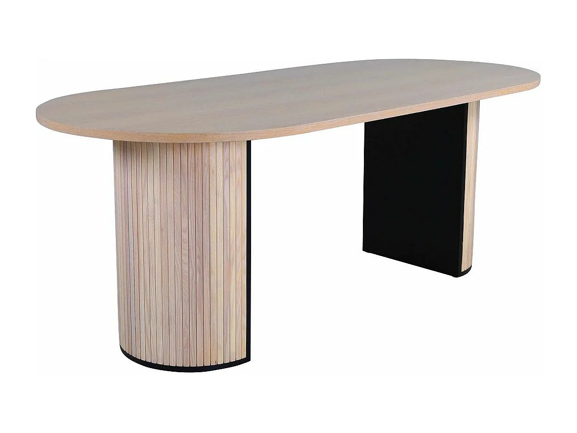 Bianca eetkamertafel 90x200cm eik fineer.