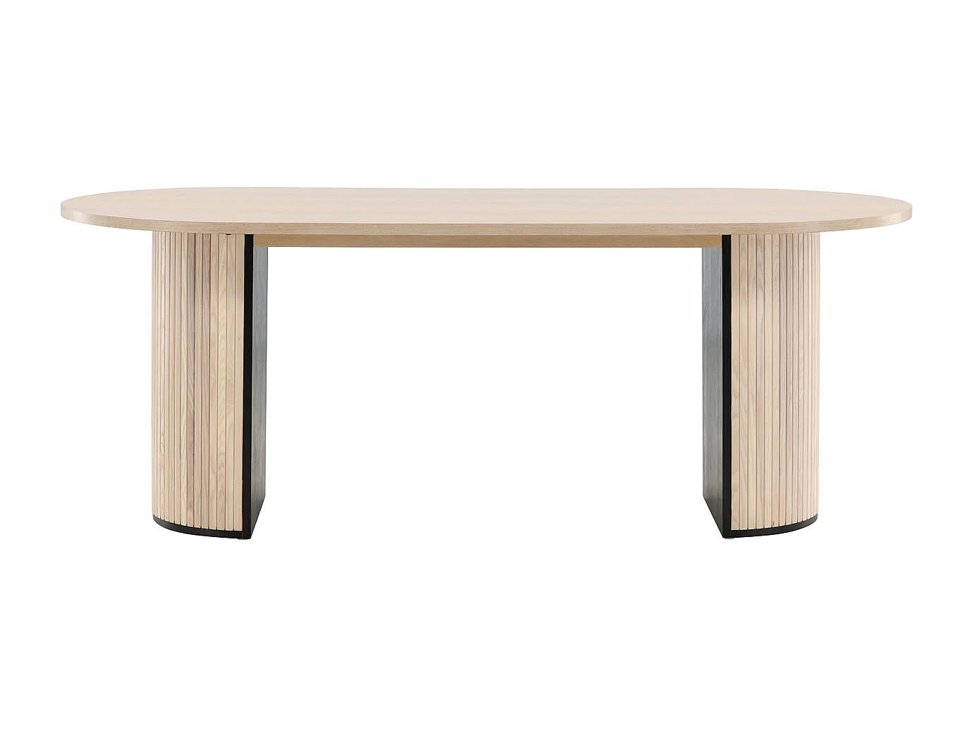 Bianca eetkamertafel 90x200cm eik fineer.