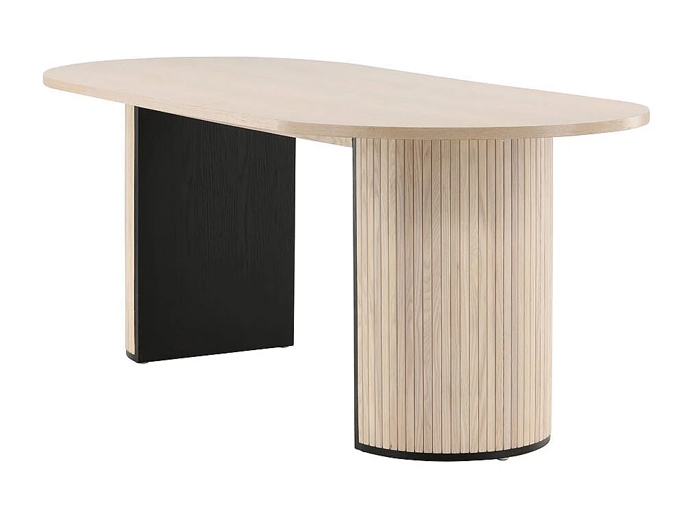 Bianca eetkamertafel 90x200cm eik fineer.