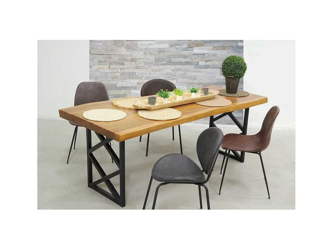 Table en bois de suar patiné