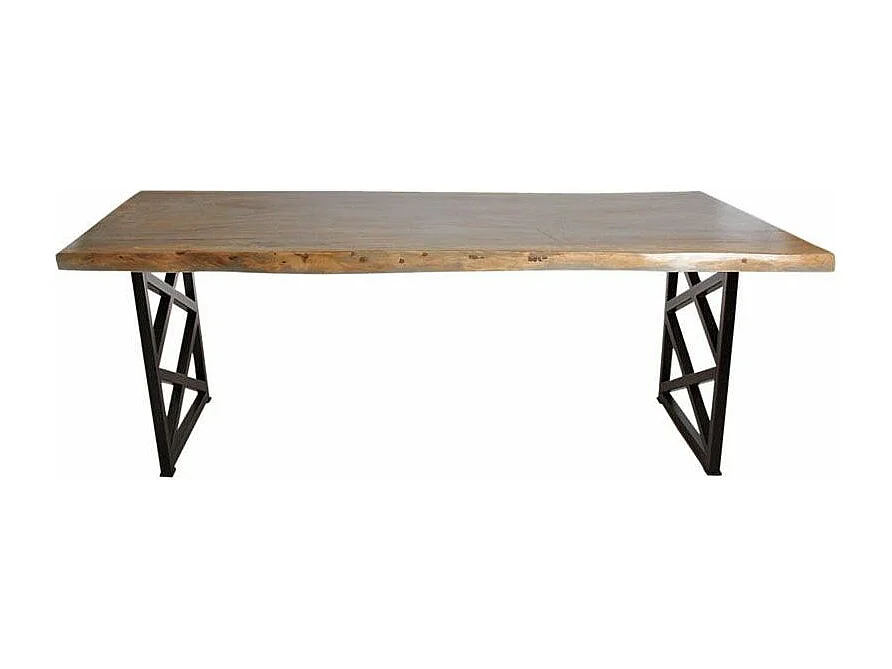 Table en bois de suar patiné