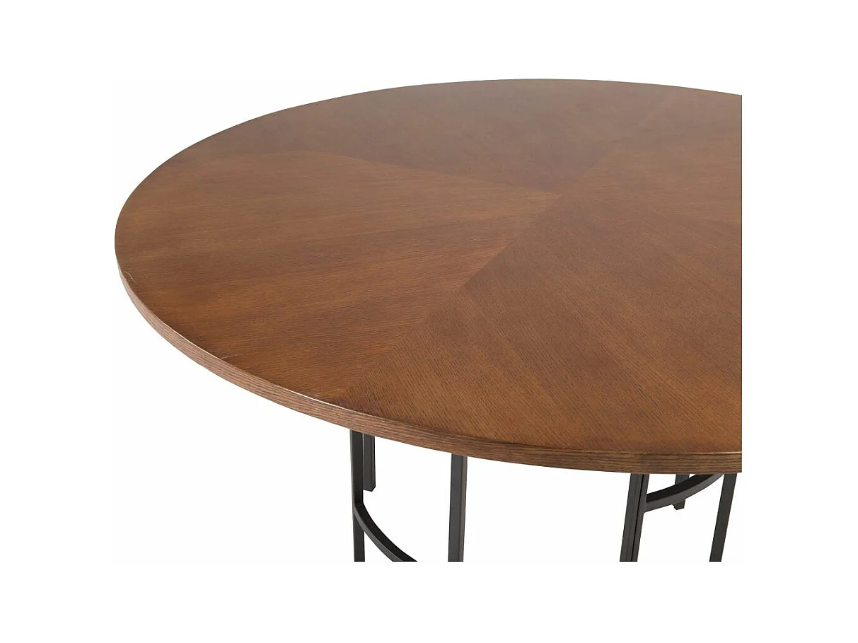 Copenhagen eetkamertafel Ø140cm bruin.