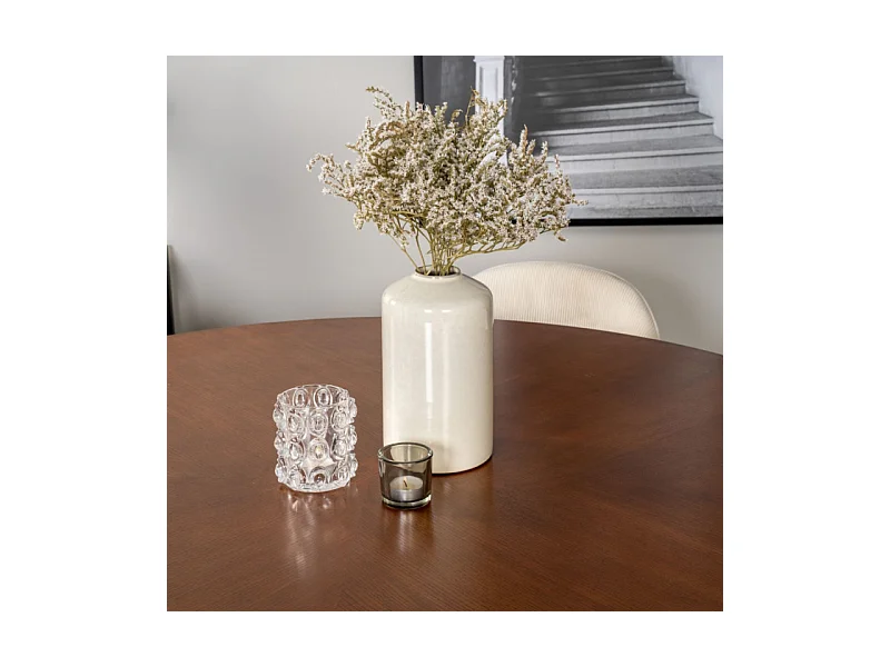 Copenhagen eetkamertafel Ø140cm bruin.